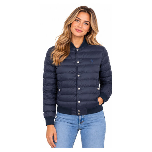 Ralph Lauren Insulated Bomber Jacket Navy Womens