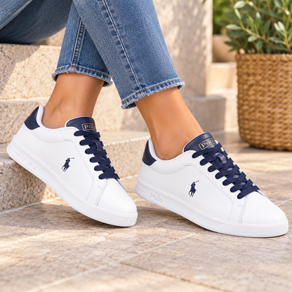 Ralph Lauren Polo Court Leather Women's White Trainers