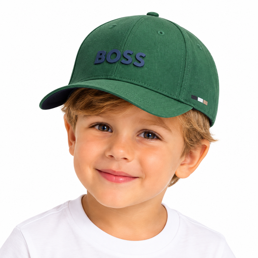 Hugo Boss Boy's Baseball Cap Green J50946/651