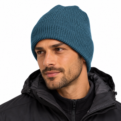 Jack Wolfskin Fuzzy Beanie Hat Aluminium Blue A65238