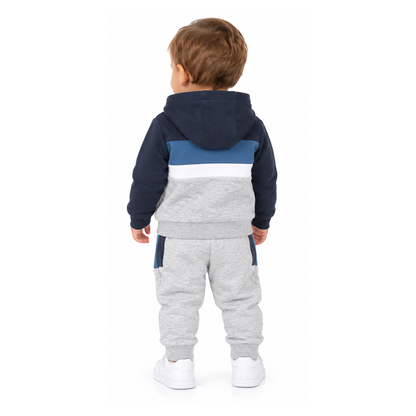 Hugo Boss Grey & Blue Kid's Tracksuit
