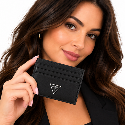 Guess Men's Certosa Saffiano Credit Card Holder