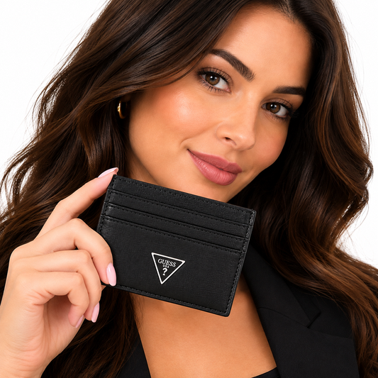 Guess Men's Certosa Saffiano Credit Card Holder