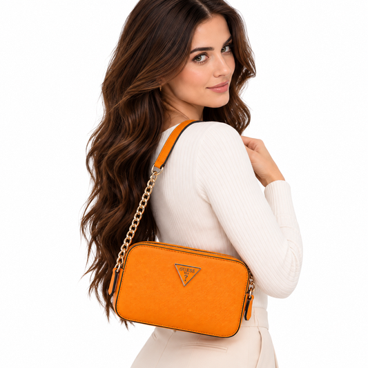 Guess Noelle Women's Crossbody Bag Mango Orange