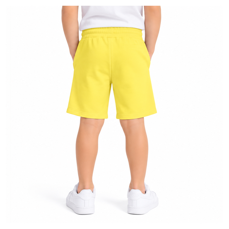 Boss Boys Kids Logo Drawstring Jogging Shorts, Yellow.
