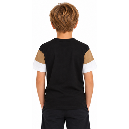 BOSS Boys Stripe Cotton T-Shirt | 100% Cotton