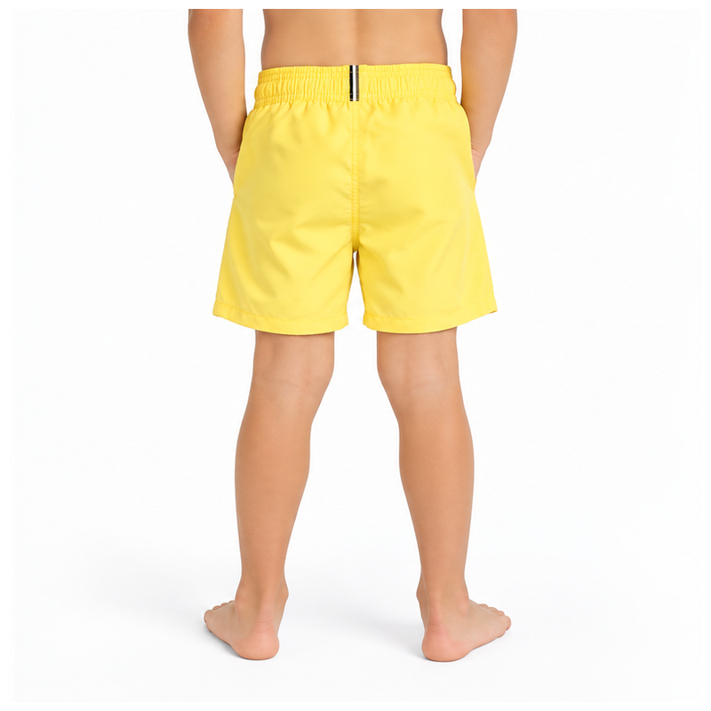 Hugo Boss Kid's Boys Logo Swim Shorts Yellow
