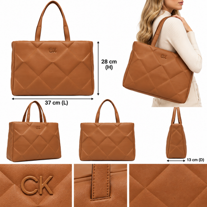 Calvin Klein Women's Handbag Brown Sugar K60K610761