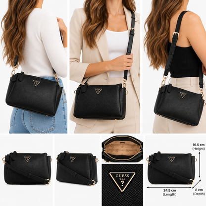 Guess Women's Noelle II Crossbody Bag Black 