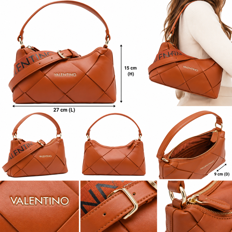 Mario Valentino Ibiza Handbag Cuoio Brown Women's