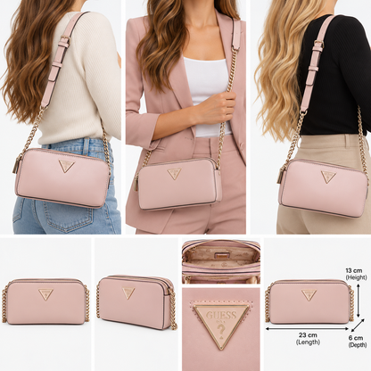 Guess Daryna Crossbody Bag Rose (Pink)