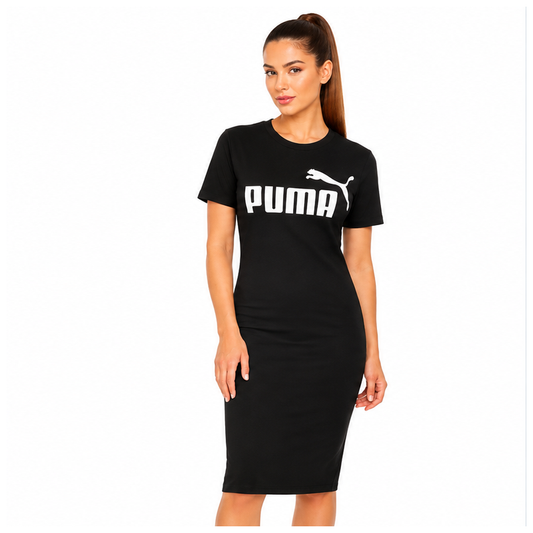 Puma Women's Slim T-Shirt Dress Black