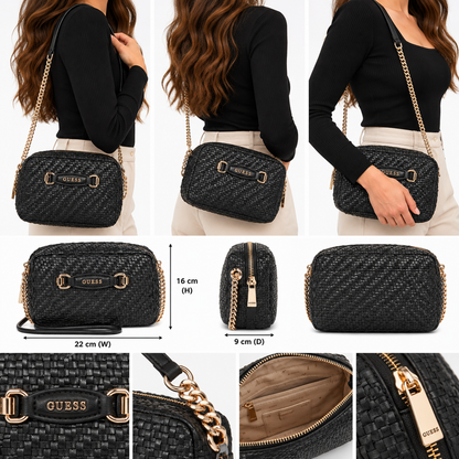 Guess Women's Crossover Francy Bag Black HWWG9530140