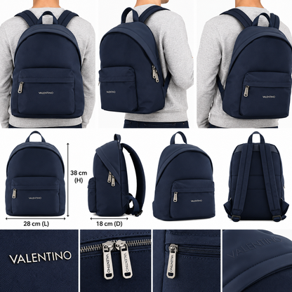 Mario Valentino Men's Oceano Re Backpack Blue