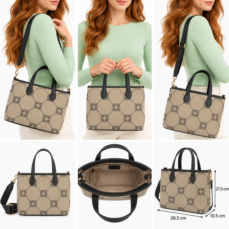 Joop Mosaico Lara Handbag Morel (Dark Beige)