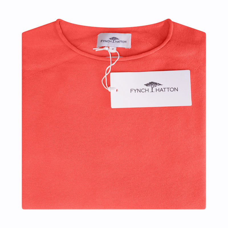 Fynch Hatton Women's Knitted Jumper Coral