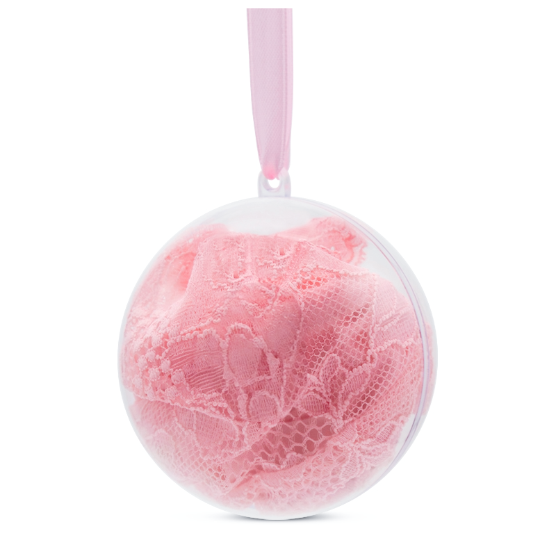 Victoria's Secret Cheeky Lace Knickers Pink Stocking Filler Bauble - Variant