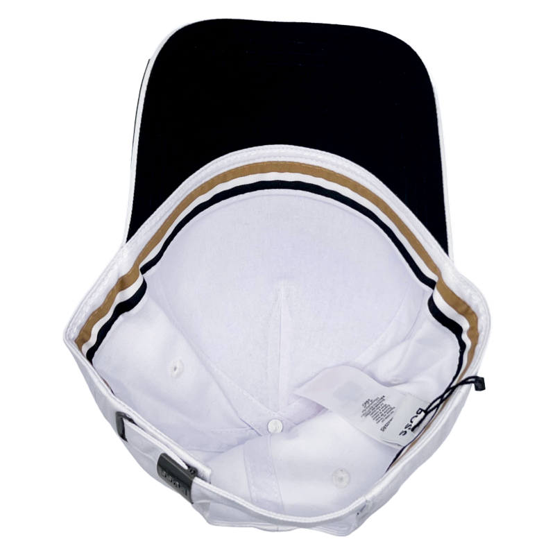 Hugo Boss White Cotton Kid's Baseball Cap