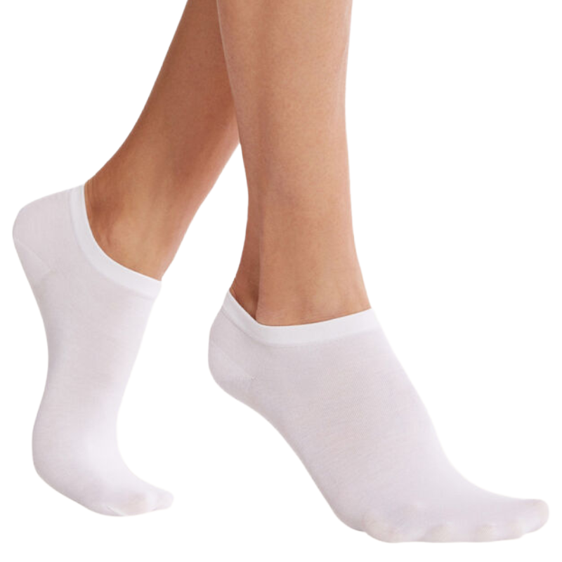 Wolford Women's Sneaker Cotton Socks White 