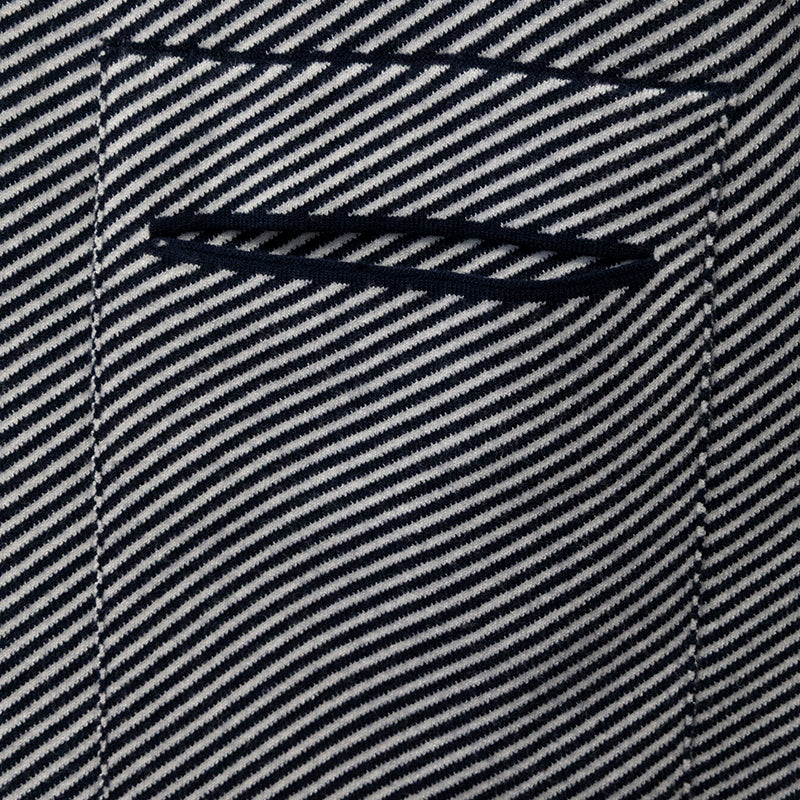 Fynch-Hatton Textilien Womens Knitted Jacket Navy Striped