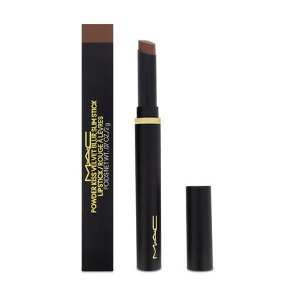 MAC Powder Kiss Velvet Blur Slim Stick Lipstick 883 Spice World Nude