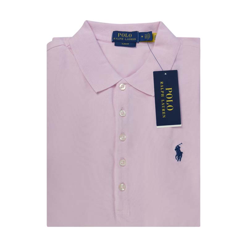 Ralph Lauren Slim Fit Polo Shirt Pink