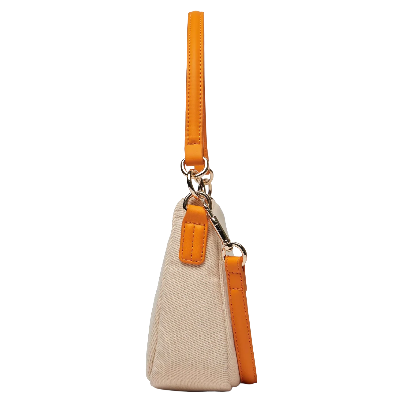 Tommy Hilfiger Women's Shoulder Bag Beige/Orange AW0AW16111