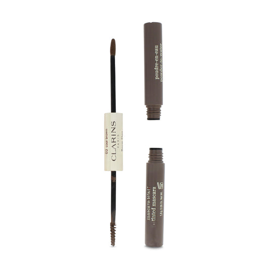 Clarins Brow Duo Defines & Fixes Brow 03 Cool Brown