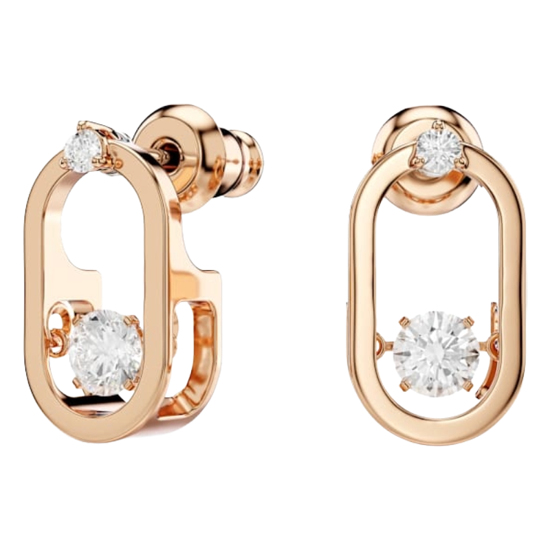Swarovski Sparkling Dance Rose Gold Earrings 5468118