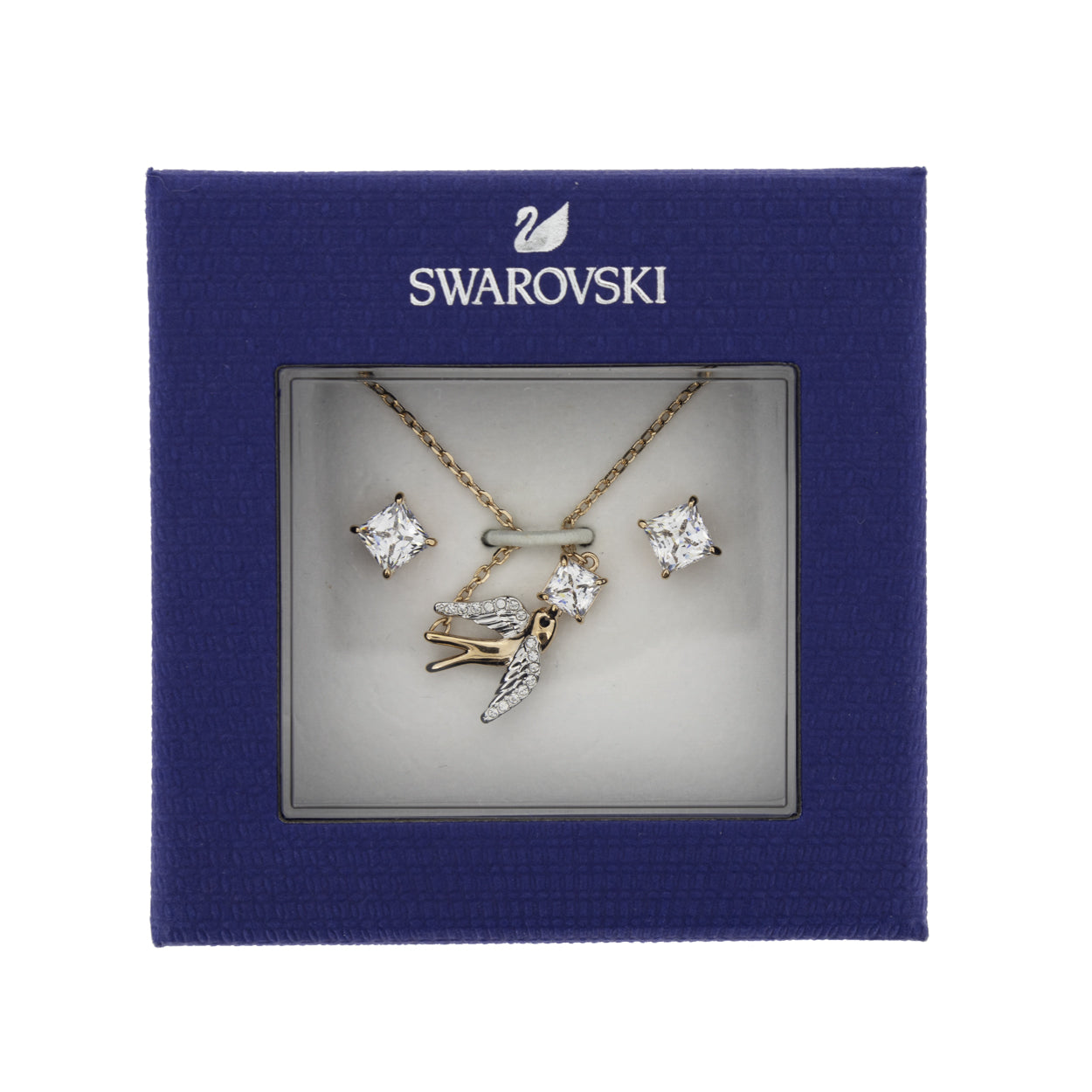 Swarovski Kolye Küpe Earrings & Necklace Set