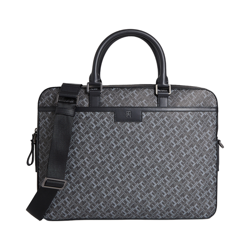 Tommy Hilfiger Mens Laptop Bag Black AM0AM12307