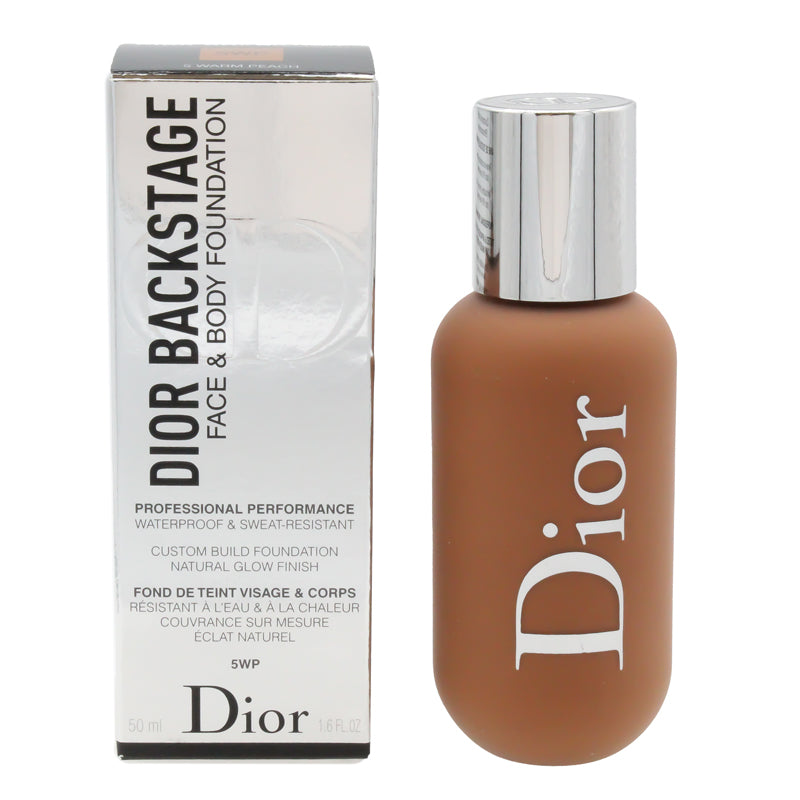 Dior Backstage Face & Body Foundation 5 Warm Peach 50ml