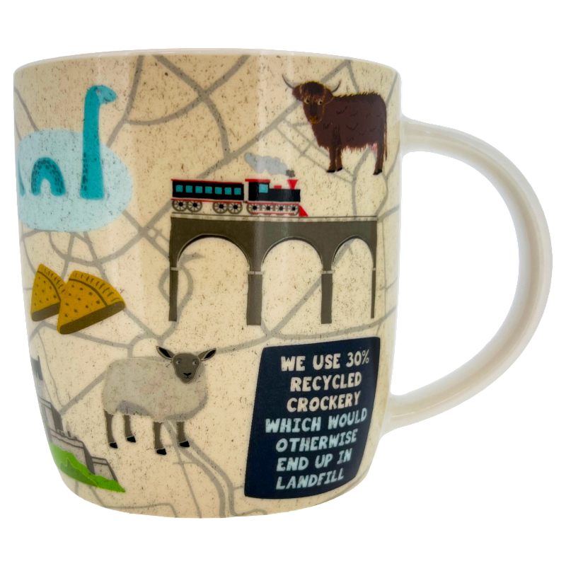 Milly Green Scotland Icons Mug 14oz
