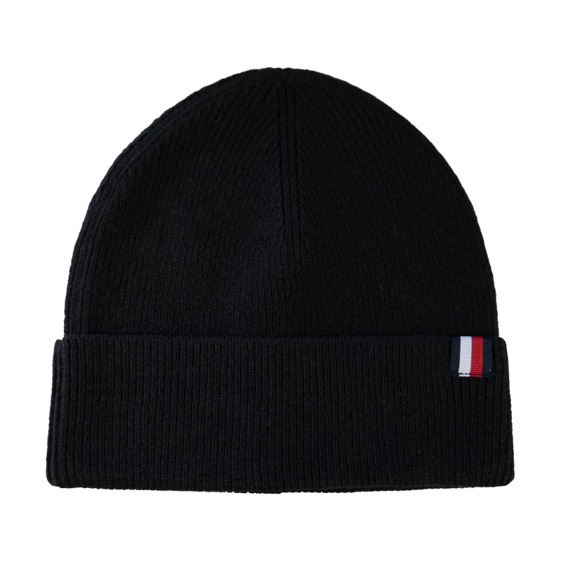 Tommy Hilfiger Uptown Wool Beanie Hat | Black