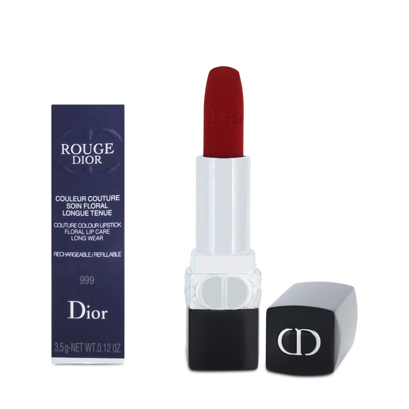Dior Rougue Contour Colour Lipstick & Wear 999 Velvet