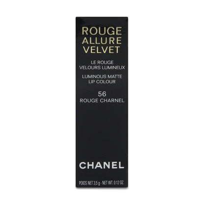 Chanel Rouge Allure Velvet Luminous Matte Lipstick 56 Rouge Charnel
