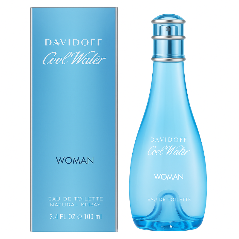 Davidoff Cool Water Woman 100ml Eau De Toilette (Blemished Box)