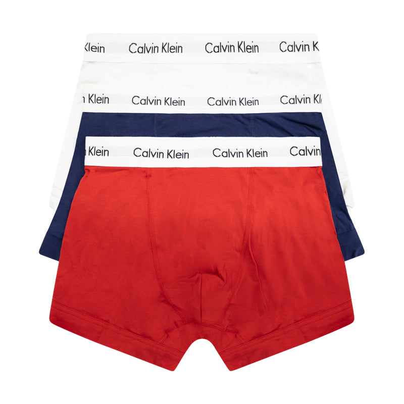 Calvin Klein x3 Cotton Stretch Trunks | Small