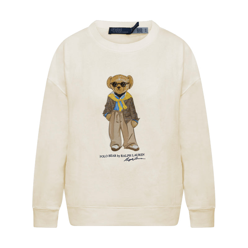 Ralph Lauren Polo Bear Fleece Crewneck Sweatshirt Women's