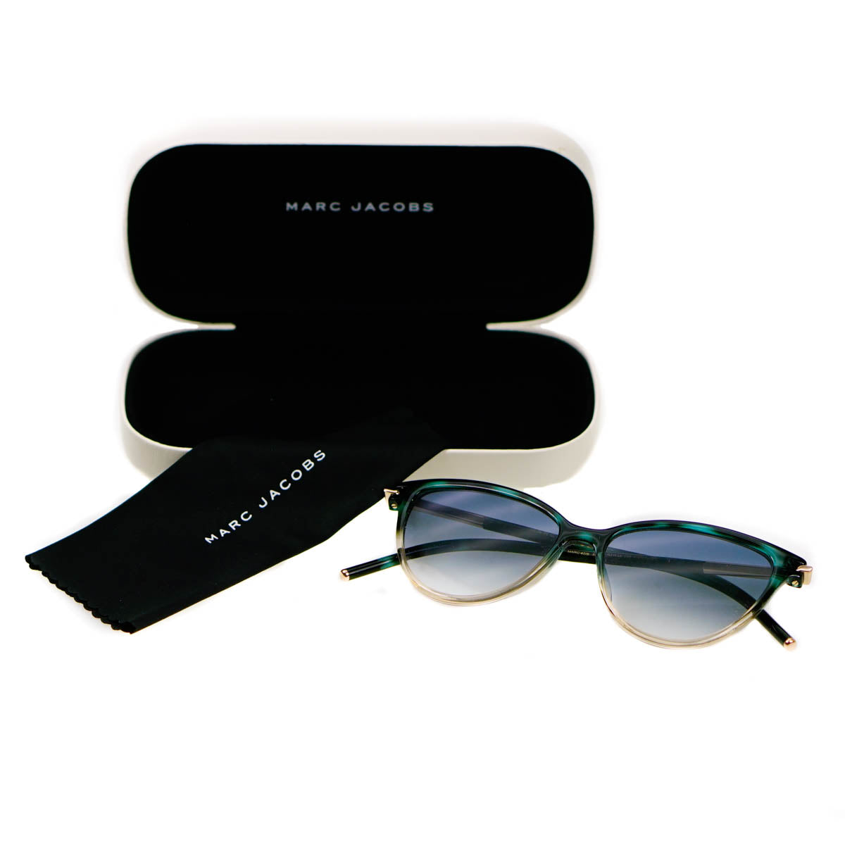 Marc Jacobs Cateye Teal Pink Sunglasses 47S TOZ08 