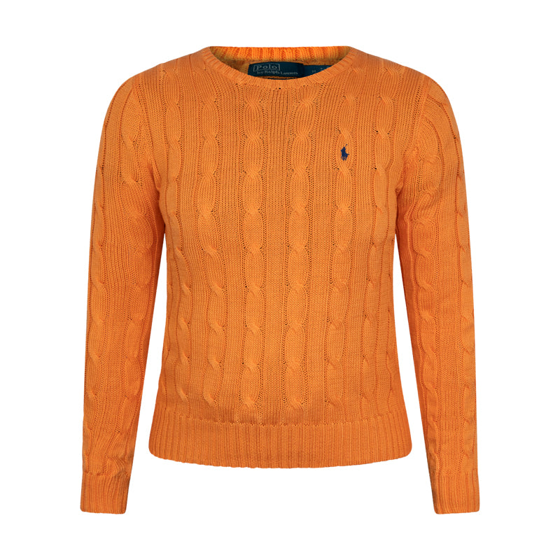 Ralph Lauren Polo Women's Cotton Jumper Orange