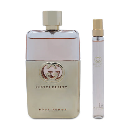 Gucci Guilty Pour Femme 90ml & 10ml Eau De Parfum Gift Set