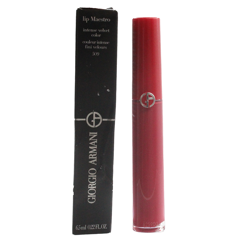 Giorgio Armani Lip Maestro Intense Velvet Color 509 Ruby Rude