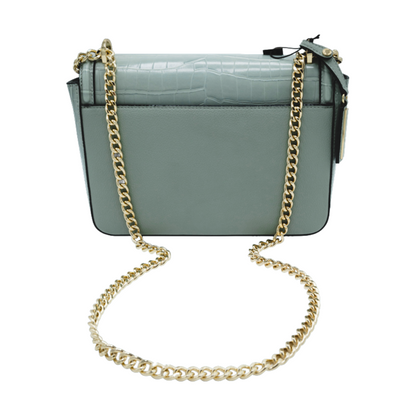 Victoria's Secret Palm Croc Green Crossbody Bag