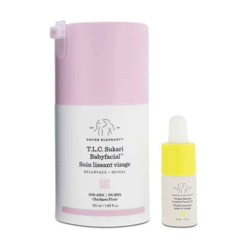 Drunk Elephant T.L.C Sukari Babyfacial Face Mask & Oil 50ml