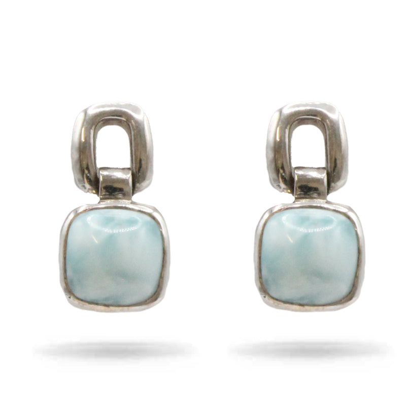 Marahlago Del Mar Earrings Larimar Silver Blue