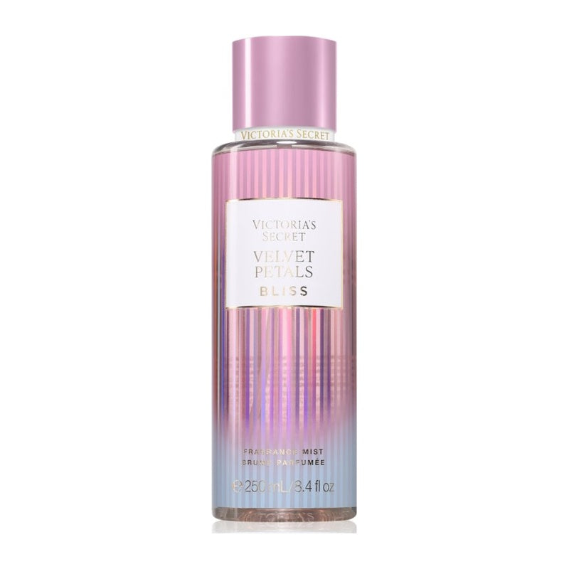 Victoria's Secret Velvet Petals Bliss 250ml Fragrance Mist on a white background