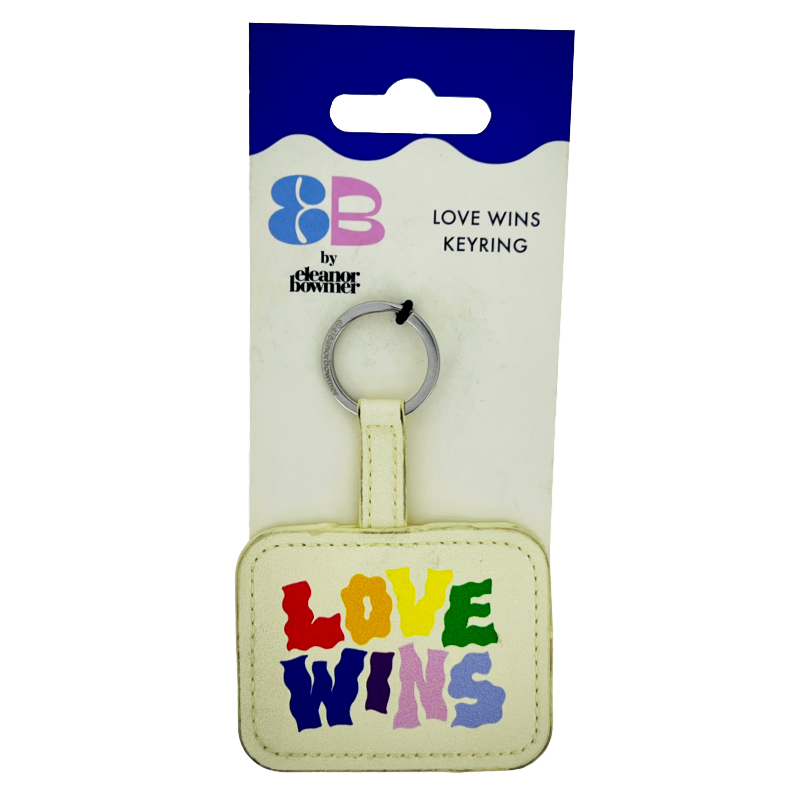 Eleanor Bowmer Love Wins Keyring