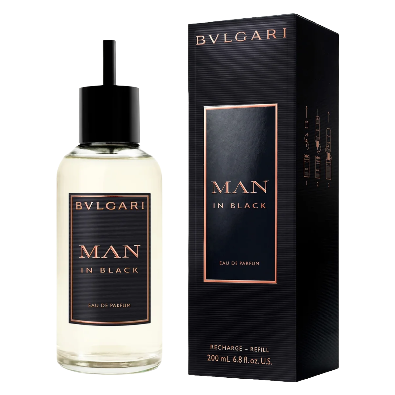 Bvlgari Man In Black 200ml Eau De Parfum Refill