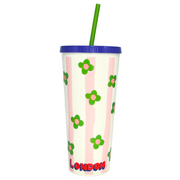 Eleanor Bowmer Flowers London Striped Tumbler Cup